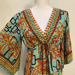 Hale Bob Silk Kimono Blouse